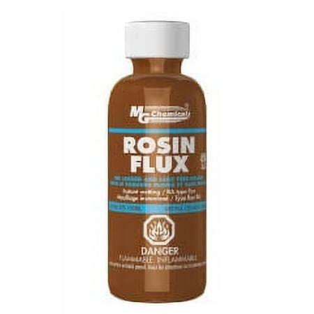 MG Chemicals Liquid Rosin Flux, for Leaded and Lead Free Solder, 125 ml Bottle (835-100ML)