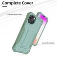 thumbnail image 5 of ExoGuard For iPhone 14 Case, Phone Case with Screen Protector and Kickstand (Green), 5 of 7