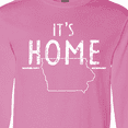 thumbnail image 4 of Inktastic It's Home- State of Iowa Outline Distressed Text Long Sleeve T-Shirt, 4 of 5