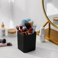 thumbnail image 4 of Bamboo Toothbrush Holder, 3-Slot Bathroom Organizer for Electric Toothbrushes, Toothpaste, Floss & Razors – Black, 4 of 6