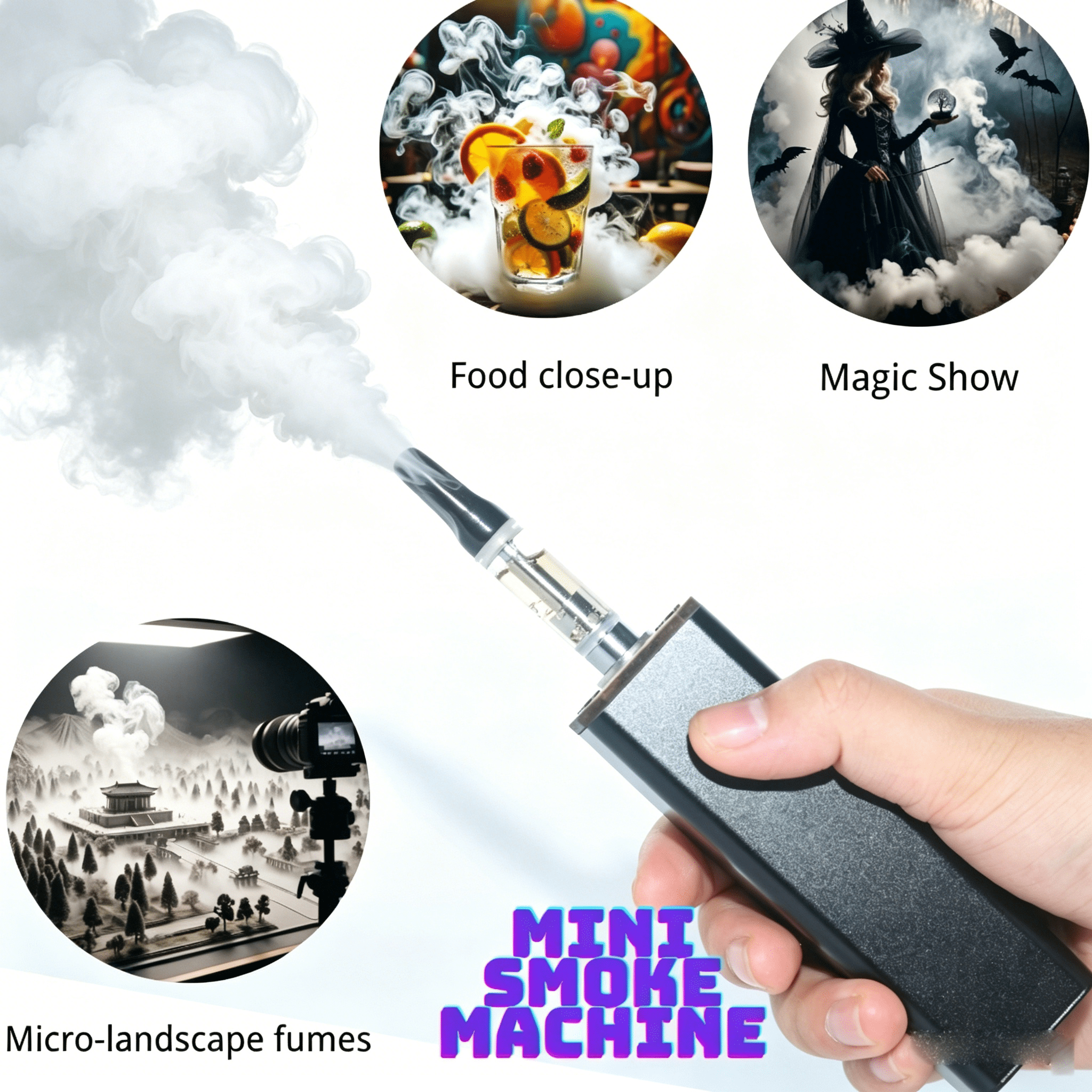 Stagesfogger Mini Smoke Fog Machine Remote Control