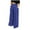 Blue, variant on Qiopertar Women's Casual Loose Baggy Pants with Pockets Polka Dot Print Joggers High Waisted Elastic Waist Sweatpants Comfy Lounge Pants, White XXL