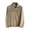 A-Khaki, variant on Men's & Big Men's Performance Long Sleeve Feeder Stripe Golf Mock Neck 1/4 Zip Sweater Fall Winter Outwear Clothes(A-Black,S)