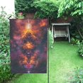 thumbnail image 6 of Hanmun Garden Flag Colorful Cosmic Space Banner Double Sided Outdoor Lawn Home Decoration 12x18, 6 of 7