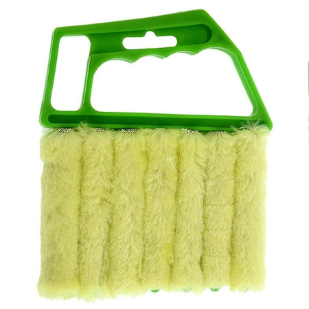

Window Cleaning Roller Blinds Brush 7 Teeth Hand Pulley Brush suitable for cleaning shutters Home Cleaning Tool Green
