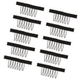 thumbnail image 3 of 10 Unids/set Peines de Peluca Macarena 7 acero Inoxidable Negro S, 3 of 7