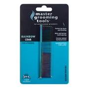 Master Grooming Tools Greyhound Comb Face/Finish Rainbow  - TP5208 18