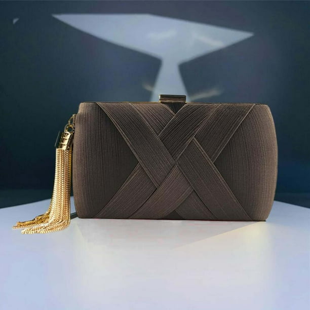 Bolso Nupcial BLESIY con Correa Extraíble para Niñas Marrón