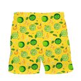 thumbnail image 6 of Aueoeo Funny Graphic Printed Short For Men Hawaiian Beach Shorts Plus Size Quick Dry Elastic Waist Drawstring Shorts With Pockets L, 6 of 8