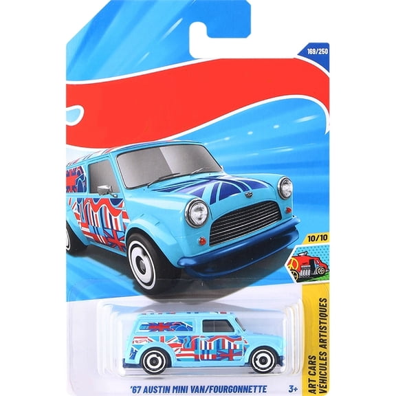HW 2025 67 Austin Mini Van Fourgonnette Art Cars Vehicules Artistiques