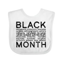 Inktastic Black History Month Occupations and Identities Boys or Girls Baby Bib