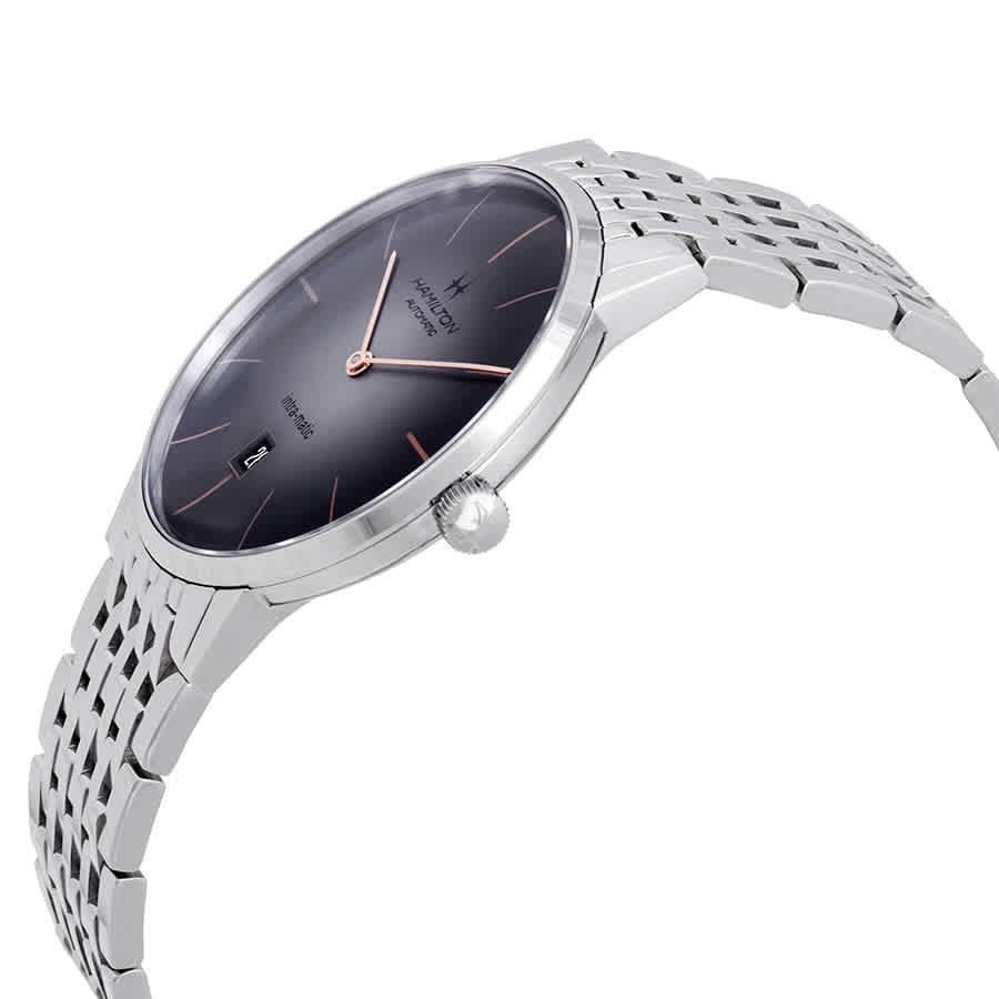 Hamilton American Classic Automatic Dark Grey DiaMens Watch H38755181 -  Walmart.com
