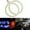 60mm, variant on Motorcycle Led COB Headlight Fog Light Ring Car DRL Daytime Running Lights