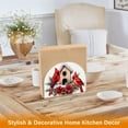 thumbnail image 5 of Birds Christmas Pines Napkin Holder for Table Clear Napkin Stand Paper Holder Acrylic Organizer Dispenser Napkins for Dinner Kitchen Restaurant Room, 5 of 8