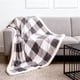 thumbnail image 1 of Manta de Franela Polar de 130 X 150 Cm, Cálida y Suave, de Microfibra Acanalada, a Rayas, para Sofá, Cama, Acogedora, Ligera, para Todas Las Estaciones, para Decoración de Sofá, Manta para Siesta, Re, 1 of 6