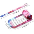 thumbnail image 3 of Epicgadget (2 Pack) Luggage Tag, Travel PU Leather Tag Address Label Holder with Privacy Cover Suitcase Identifier for Cruise, Airplane, and Traveling (Galaxy), 3 of 5
