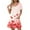 35#Watermelon Red, variant on gljltg Women's Summer Print Short Sleeve V-neck Casual Dress – Polyester Lightweight Fabric for Party Date Daily Outfits with Flattering V-neck & Summer Print Design