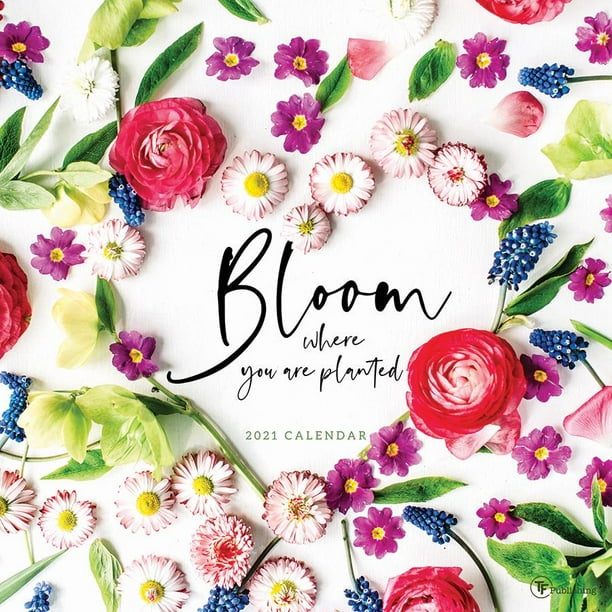 2021 Bloom 12"x12" Wall Calendar