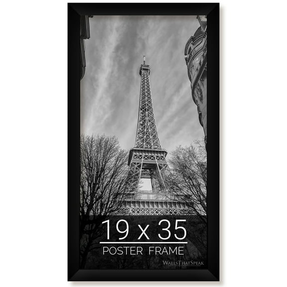 19x35 Black Picture Frame for Puzzles Posters Photos or Artwork