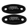thumbnail image 2 of Krator Mirror Block Off Base Plates Logo Engraved Black Compatible with 2001-2006 Honda CBR 600 F4i, 2 of 8