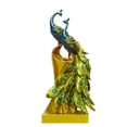 thumbnail image 3 of Estatuilla de pavo real artesanal de resina de 27cm, tienda, regalo de cumpleaños de boda, decoración artística para el hogar JAMW Sencillez, 3 of 5