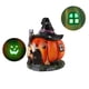 thumbnail image 4 of Decoración de Halloween, estatua de casa de bruja de Halloween, estatuilla de resina brillante o truco, adorno de escritorio, decoración de Halloween, compre 2 y obtenga 3, 4 of 4