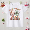 thumbnail image 4 of Disfruta de unas fantásticas camisetas con estampados navideños para niños, atuendos de fiesta navideños, camisetas de manga corta para niños y niñas, camisetas navideñas, 4 of 5