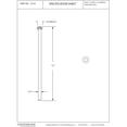 thumbnail image 3 of Westbrass D125-12 1/2" x 12" Brass Flat Head Toilet Riser Supply Line, Oil Rubbed Bronze, 3 of 5