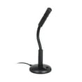 USB Desktop Microphone Plug &Play Omnidirectional PC Laptop Computer Mic for Computer Gaming