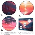 thumbnail image 3 of Designart "Winter Sunrise Over The Lake And Mountains I" Landscape Lake Mountains Canvas Wall Art, 3 of 5
