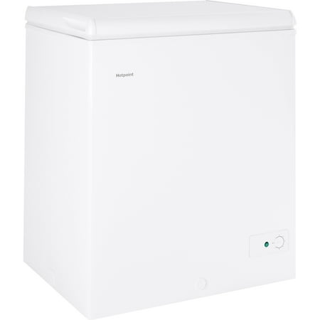 Hotpoint® 5.1 Cu. Ft. Manual Defrost Chest Freezer, (Best Small Chest Freezer)