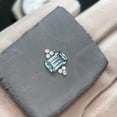 thumbnail image 3 of Emerald Cut Aquamarine Engagement Ring 2.15 carat Aquamarine 925 Sterling Silver Ring, 3 of 4