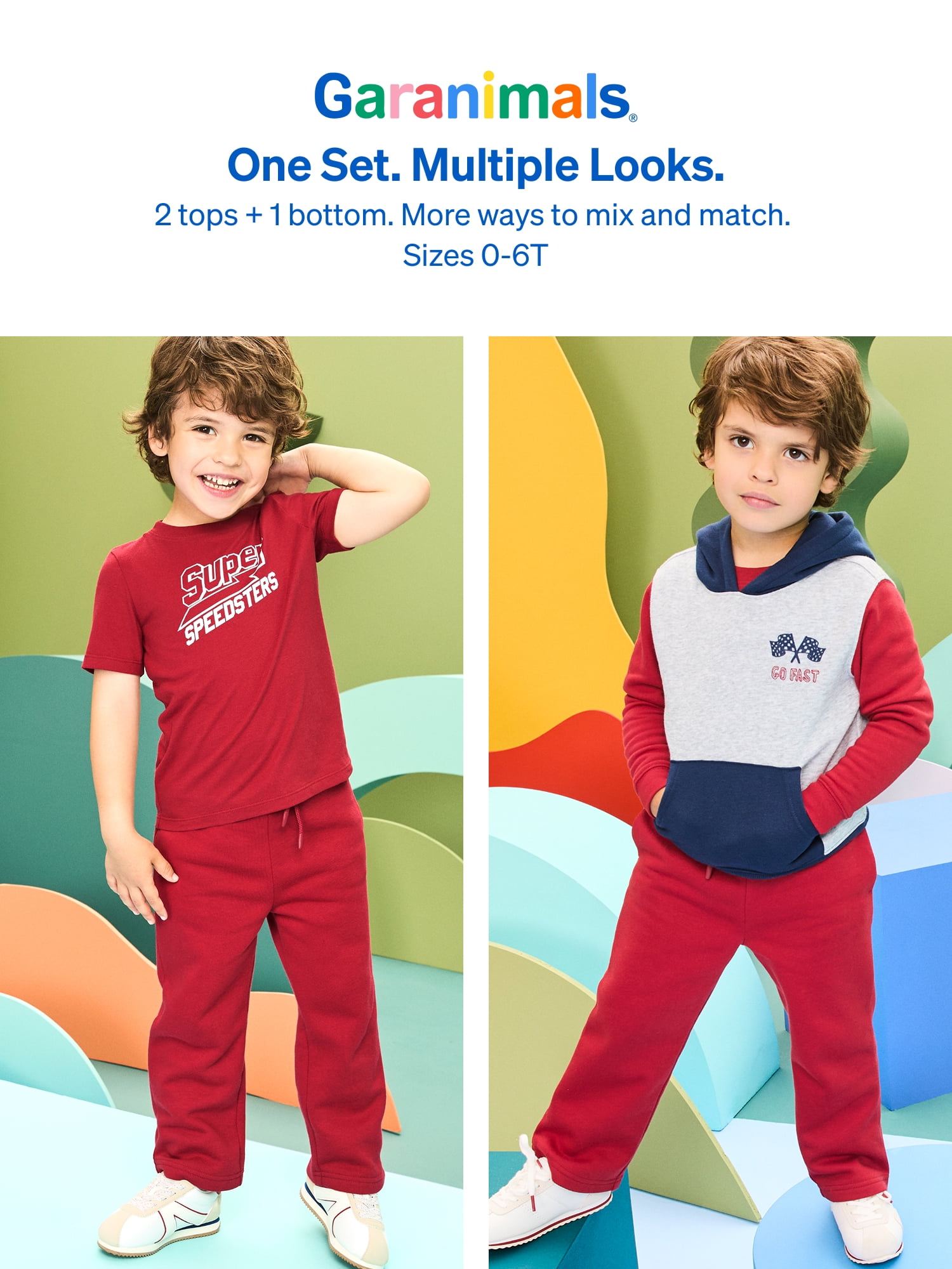 Garanimals Baby & Toddler Boy 3-Piece Outfit Set, Sizes 0-6T