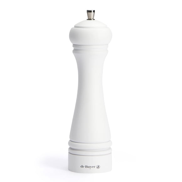 Pepper Mill de Buyer JAVA, acero inoxidable blanco mate, 21 cm