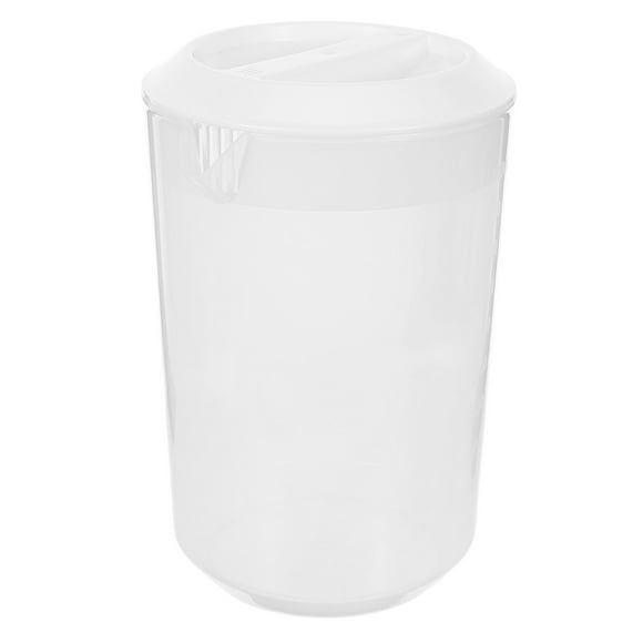 OULII Measuring Kettle with Plastic Large Capacity Beverage Pitcher for Home Use White Cold and Hot Resistant 5000ml