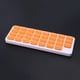 thumbnail image 4 of Contenedor de viaje con 31 divisores para vitaminas Teclado de rejilla digital Pastillero mensual, 4 of 9