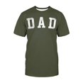 thumbnail image 5 of RUTAYY Men's T-Shirts Fathers Day Letter Printed Short Sleeve Crew Neck Breathable Tee Shirts Casual Soft Tops Comfortable Daily Wear Travel Elegant Tees, 5 of 5