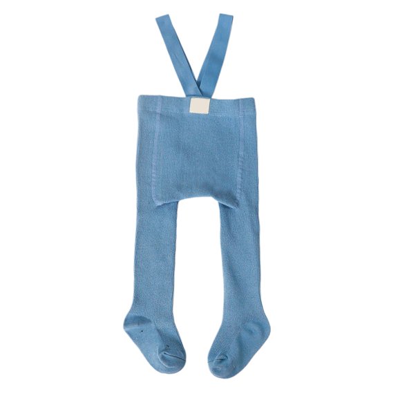 Pants for Girls Baby Girls Spring Summer Solid Long Pants Leggings Suspender Clothes for Daily Wear Blue 0-1 Years