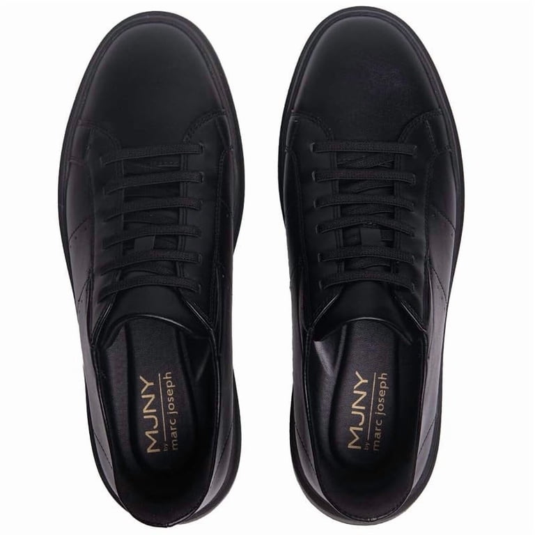 Marc Joseph New York Fort Avenue Mens Shoes 9.5 W Black Leather Sneakers Marc Joseph New York Men main image 4