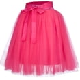 thumbnail image 3 of DuoJiaJ Women Tutus Knee Length Skirts Pleated Adults Dancing Skirts Vintage Puffy Party Skirt,Pink One Size, 3 of 4