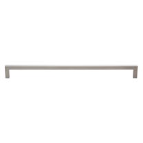 GlideRite 12-5/8 in. (320mm) Center-Center Solid Square Bar Cabinet Pull, Satin Nickel, 5 Pack