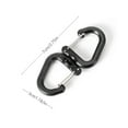 thumbnail image 2 of Multipurpose Swivel Clips Heavy Duty Carabiner with 360 Rotating Double Hooks Ideal for Backpack and Keychain Use for Dog Walking and Outdoor Activities, 2 of 8