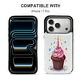 thumbnail image 5 of Birthday Cupcake with Candle Leather Wallet Case for iPhone13 pro max Wallet Case Card Holder Flip, 5 of 8
