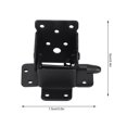 thumbnail image 2 of Kenally 4 Uds plegable silla pierna bisagra soporte autobloqueo bisagras con tornillos Artesanía Kenally TO003376-00, 2 of 6