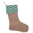 thumbnail image 2 of Dream Lifestyle Christmas Stocking Contrast Colors Multipurpose Reusable Festive Lightweight Store Candy And Gift Large Capacity Wave Pattern Hanging Socks Gift Bags for Home, 2 of 8