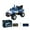 Blue, variant on Yellow 164 Scale Alloy Rc Tow Truck with Front & Rear Lights 3-Speed Settings 4Ghz Remote Control Rechargeable Battery, Impact-Resistant Metal Body Portable for Indoor Outdoor Play, 2025 New Design