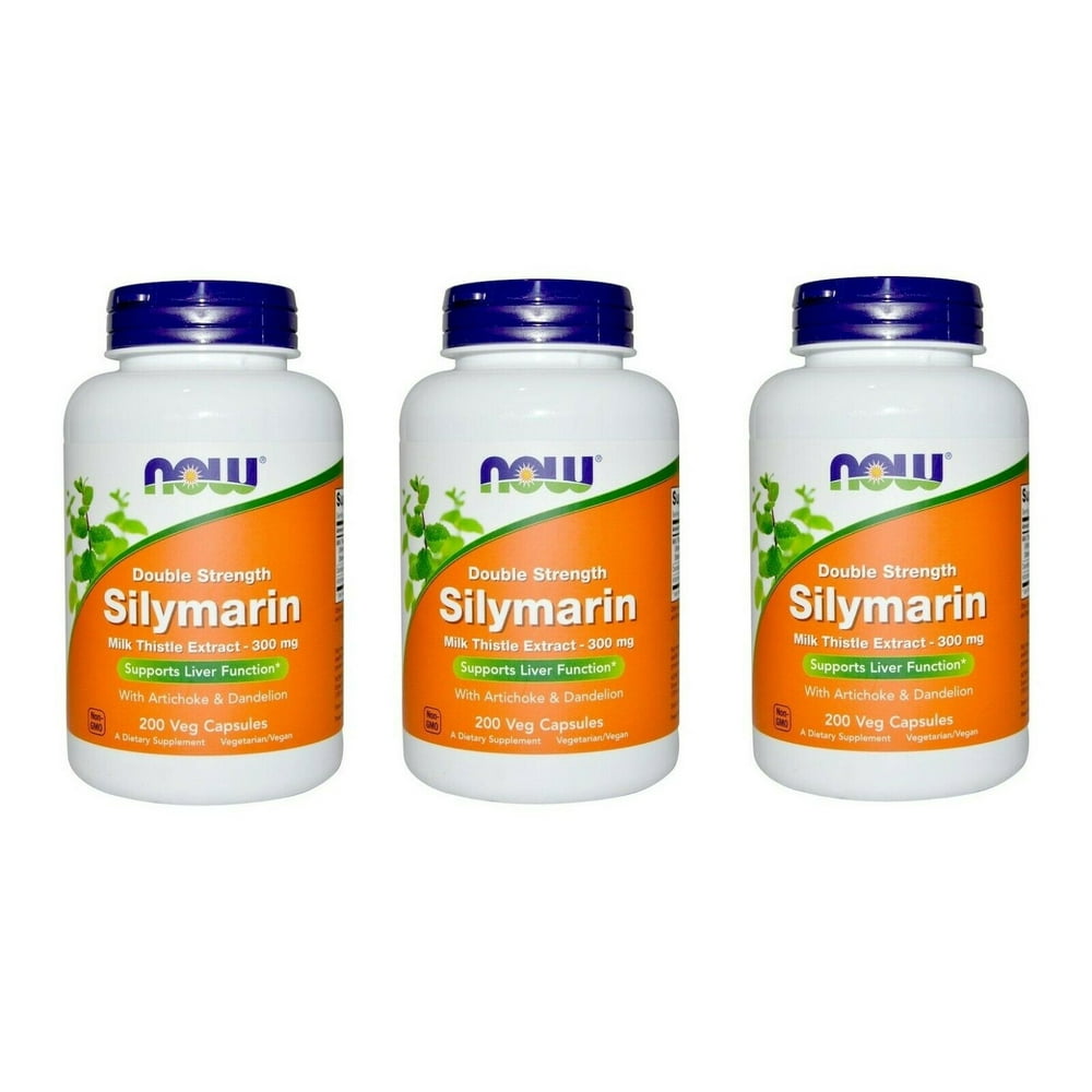 Now Foods Silymarin, Milk Thistle Extract, 300 mg, 200 Veg Capsules