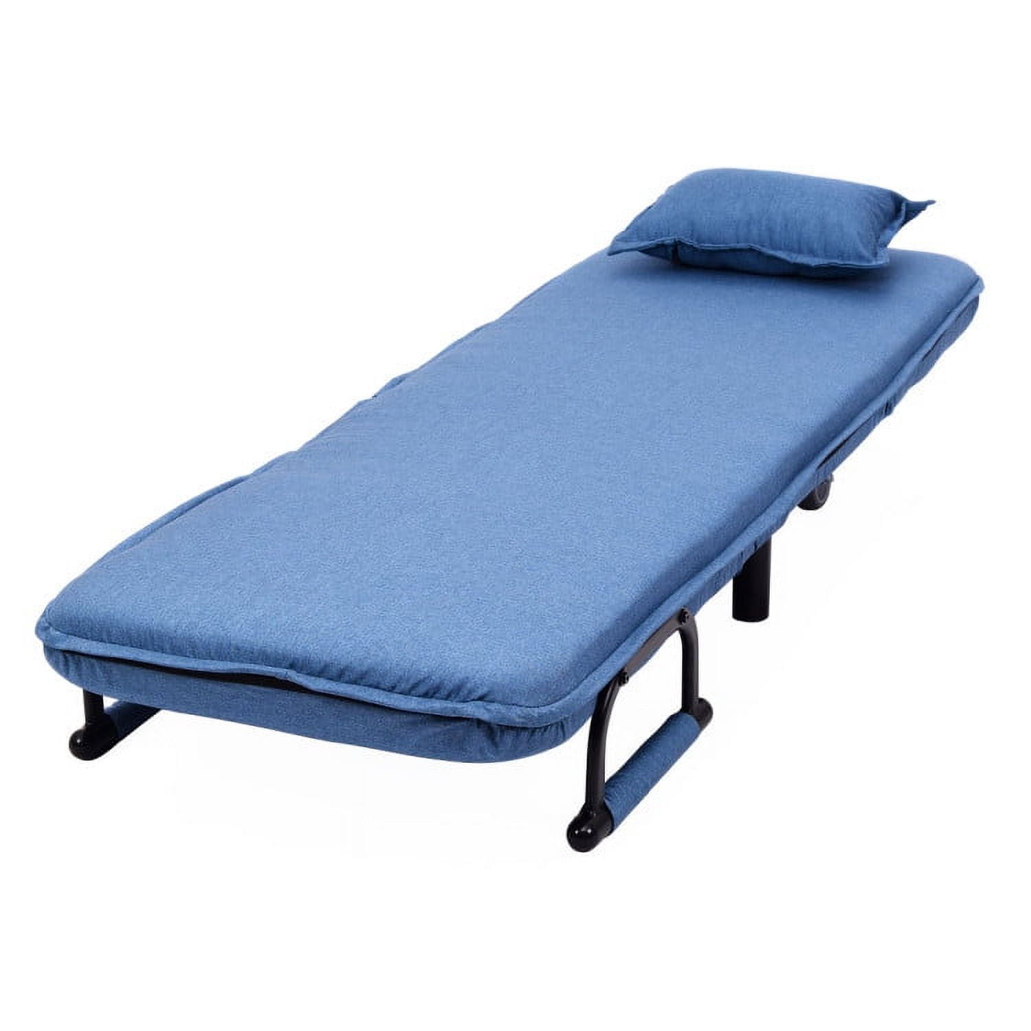 Finihen Single Person Sofa Bed, Sleeper Chair, Convertible Lounge Couch, Folding Sofa Arm Chair, Convertible Folding Leisure Recliner Sofa Bedï¼for Home, Office, Blue Finihen Single Person Sofa Bed, Sleeper Chair, Convertible Lounge Couch, Folding Sofa Arm Chair, Convertible Folding Leisure Recliner Sofa Bedï¼for Home, Office, Blue