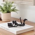 thumbnail image 3 of CC Home Decor Couple Reading Book Together Figurine - 7.25" - Brown, 3 of 4