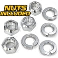thumbnail image 6 of HD Switch Adjustable Improved LH/RH Steering Drag Link Set fits 532194740 & 532194741 for Husqvarna Craftsman Murray Dixon Jonsered Poulan Pro AYP EHP WeedEater 194740 194741 (Dust Caps Included), 6 of 7